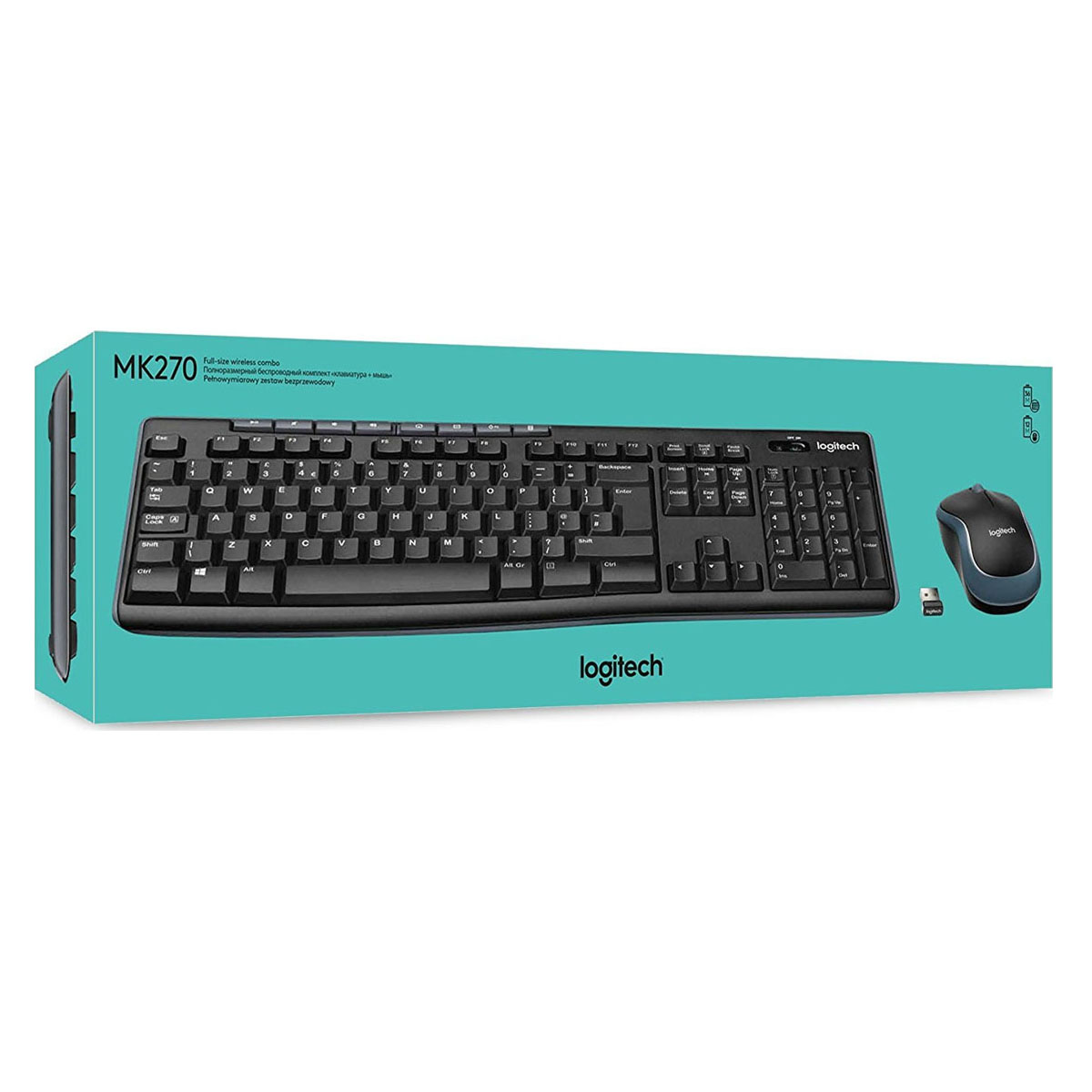 LOGITECH-MK270-BOX Mouse - Keyboard W Logitech MK270 - الصورة 1