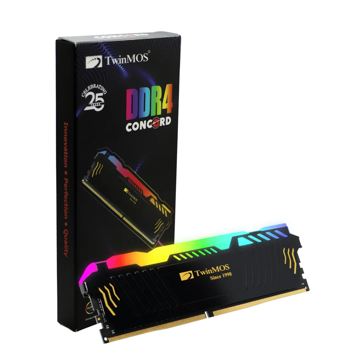 ⁦Ram 8G DDR4 PC RGB TwinMOS 3200⁩ - الصورة ⁦1⁩