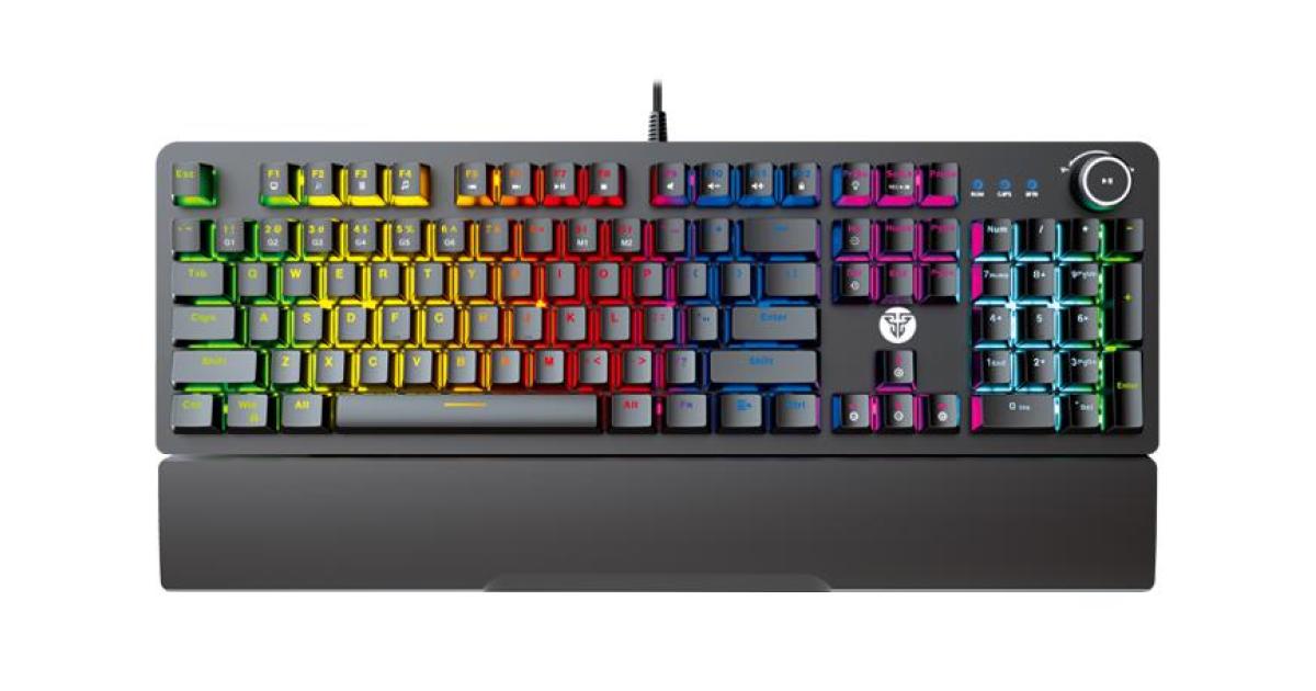 FANTECH-MAXPOWER-MK853-V2-RED-SWITCH-RGB-LED-WITH-WRIST-REST-BLACK-KEYBOARD_1024x1024@2x-1200x630 Keyboard FANTECH MK853V2 RGB MECHANICAL - الصورة 1