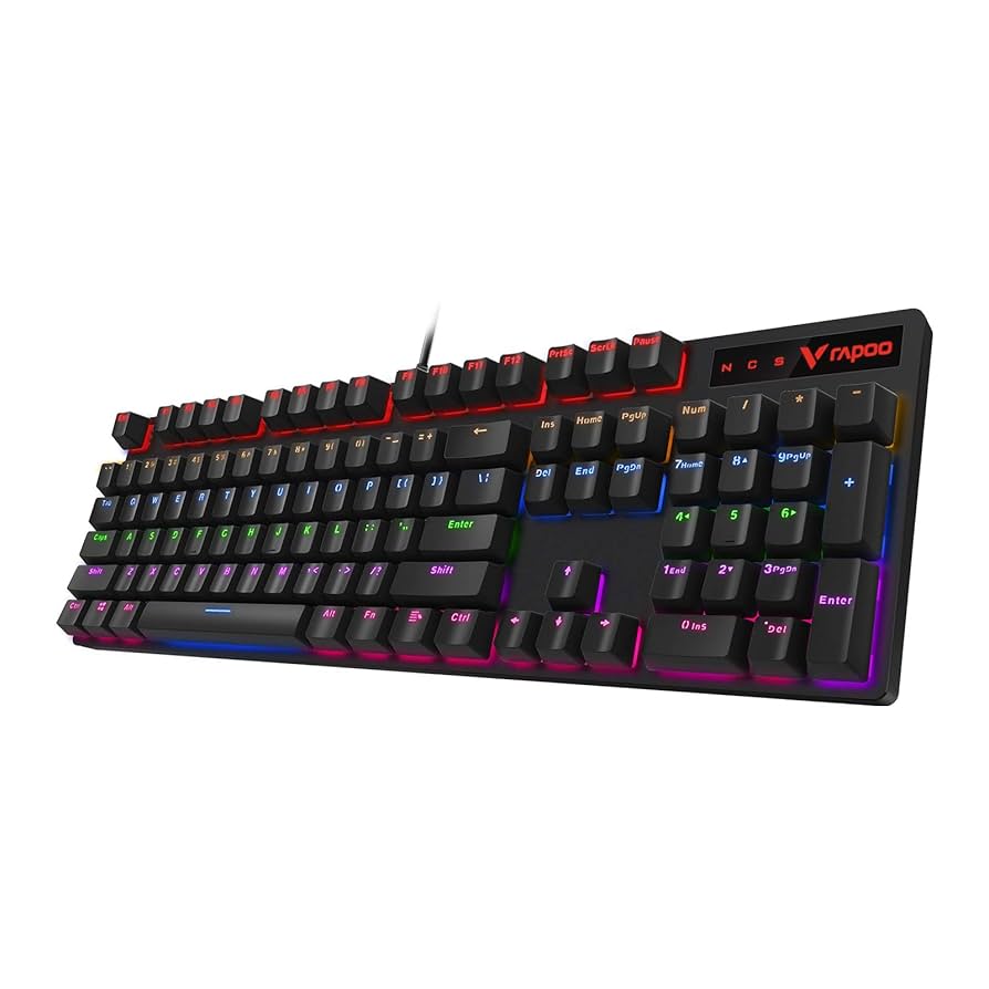 61s2npWWVyL._UF894,1000_QL80_ Mechanical Keyboard V500 Pro Rapoo - الصورة 1